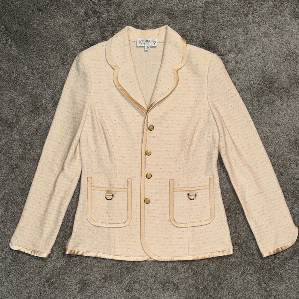 St. John Cream Women's Jacket